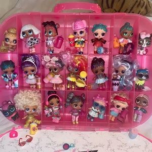 21 Pcs Lol Surprise dolls & Pets - 17 Dolls clothed with accessories & 4 Pets